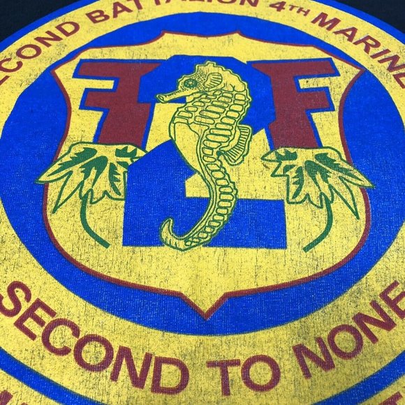 Second Battalion 4TH Marines Black Shirt - Picture 3 of 7